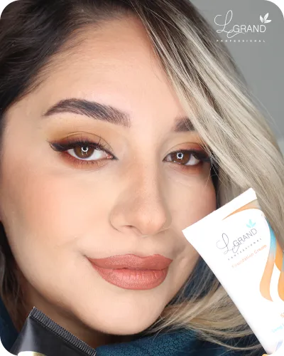 کرم پودر مناسب موی بلوند