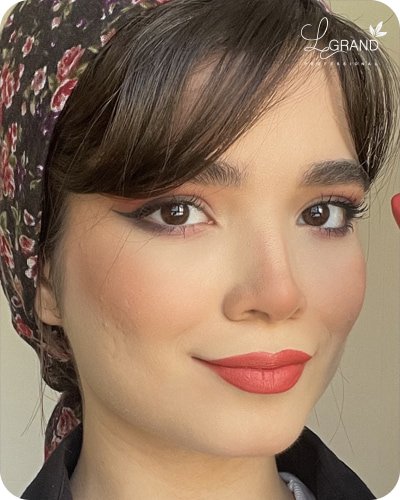 رژگونه قرمز ملایم برای پوست های تیره