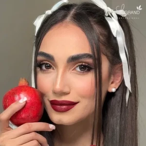 رژ لب جامد لگراند شماره 501 4 رژلب قرمز تیره زرشکی 501 لگراند