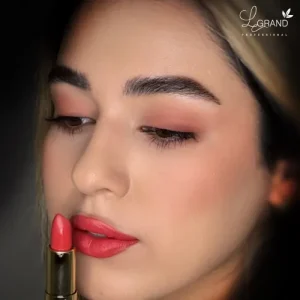 رژ لب جامد لگراند شماره 512 2 رژلب 512 گلبهی لگراند