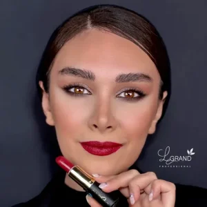 رژ لب جامد لگراند شماره 501 2 رژلب قرمز زرشکی 501 لگراند