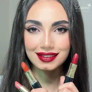 رژ لب جامد لگراند شماره 501 1 رژلب قرمز زرشکی قرمز تیره 501 لگراند