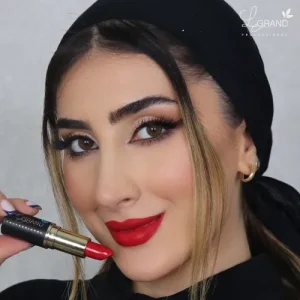 رژ لب جامد لگراند شماره 504 2 رژلب قرمز گوجه ای 504 لگراند